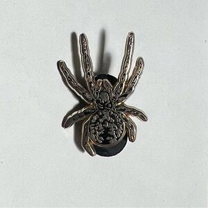 Black and Gold Spider Pin